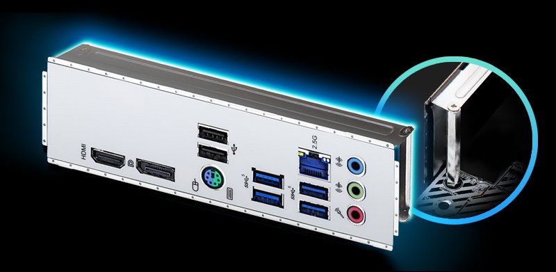 Pre-Installed IO Shield